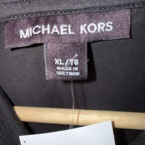 Michael Kors Black Polo with White Accents - Picture 3 of 3